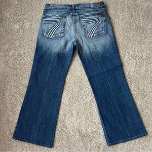 7famk women’s Jean size 31 Hemmed to 27 in inseam